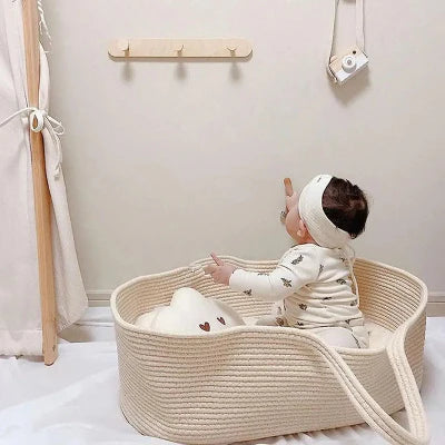 Berceau Bébé Portable - BabyPortableCradle™ - Beige - Duniversbebe.com