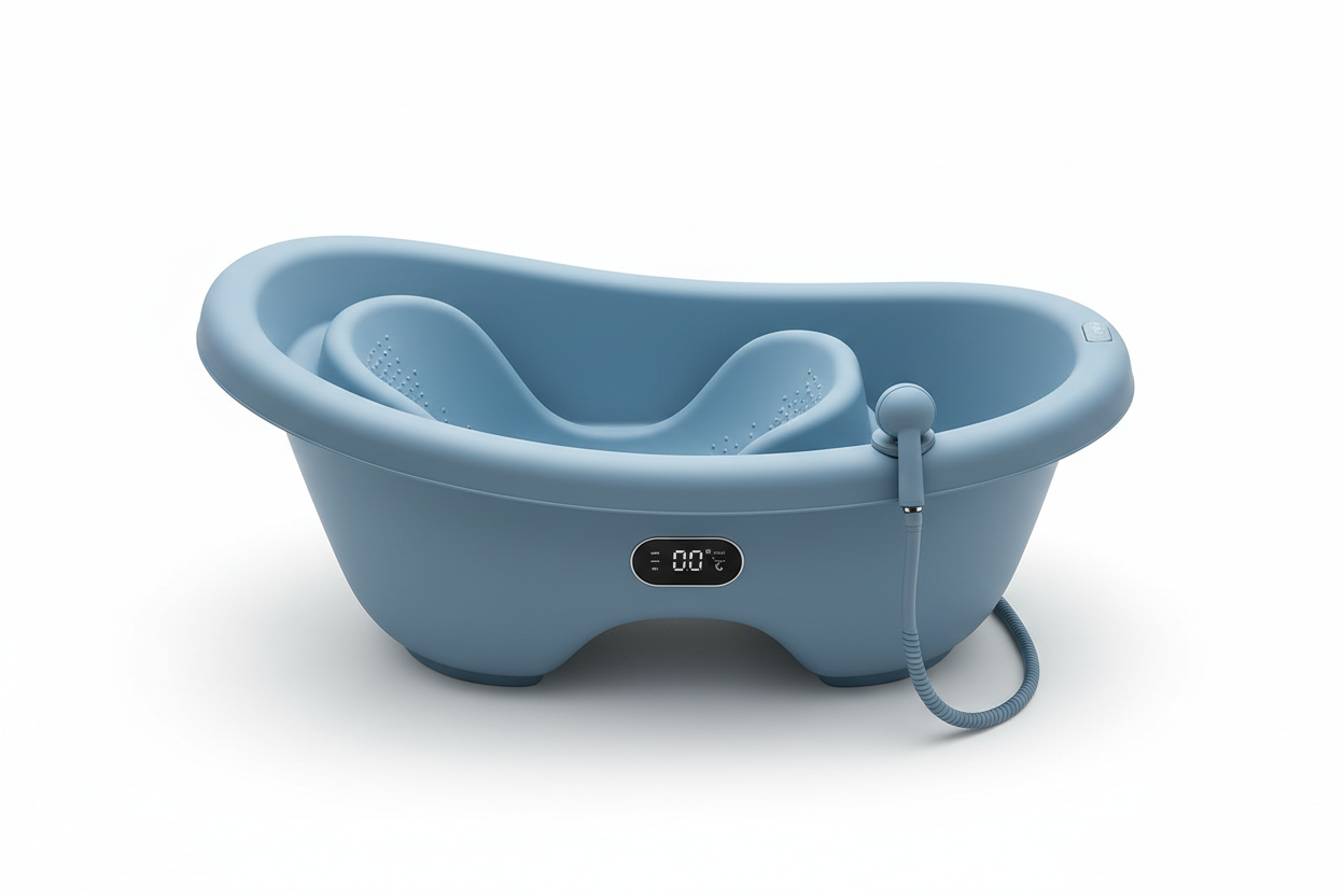 Baignoire bébé bleu