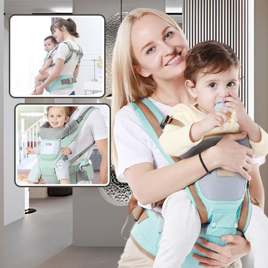 Porte Bebe - BreathBabyBag™ - Bleu