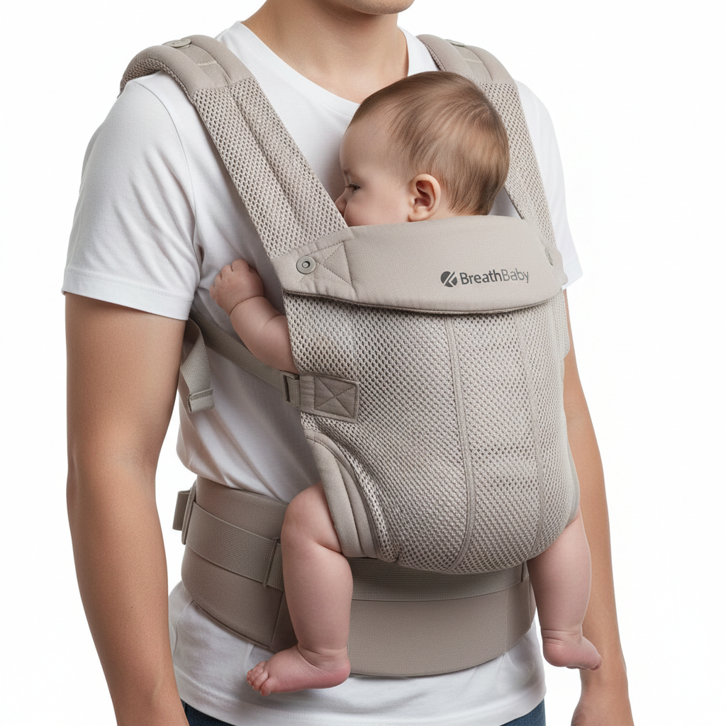 Porte-bébé ergonomique respirant BreathBabyBag