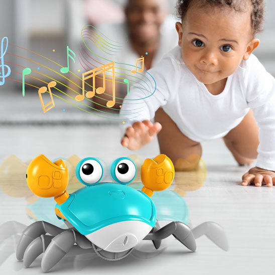 Jouet d'Éveil Musical Crabe  Bébé - Duniversbebe.com