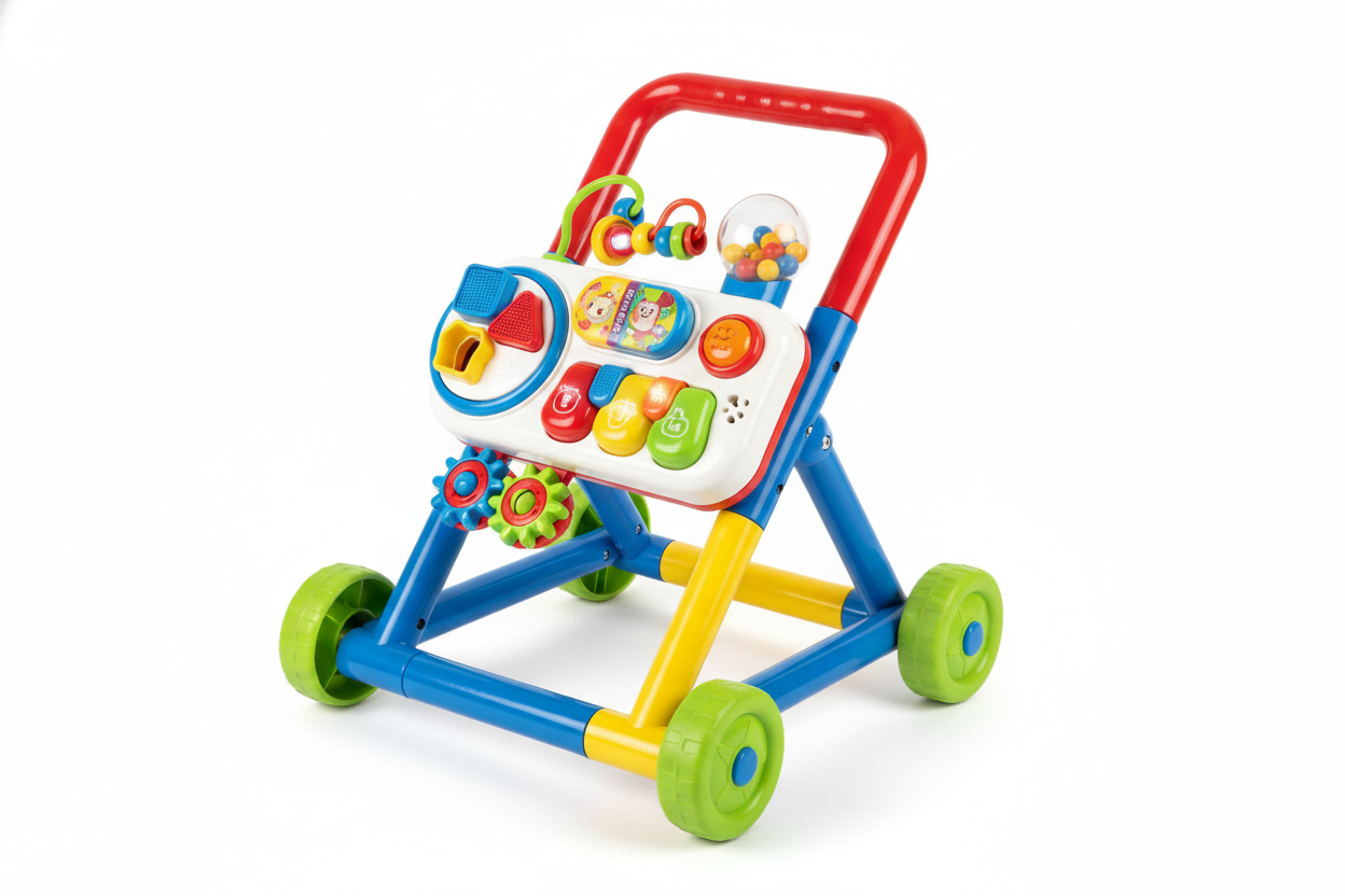 Le Trotteur Bébé qui stimule l'apprentissage multisensoriel